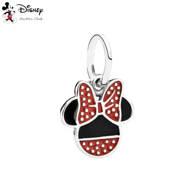 MINISO Hot Sale Disney Mickey Mouse Cupid & Snow White Dopey Charm Security Chain Bead Fit Original Silver Bracelet Jewelry Gift