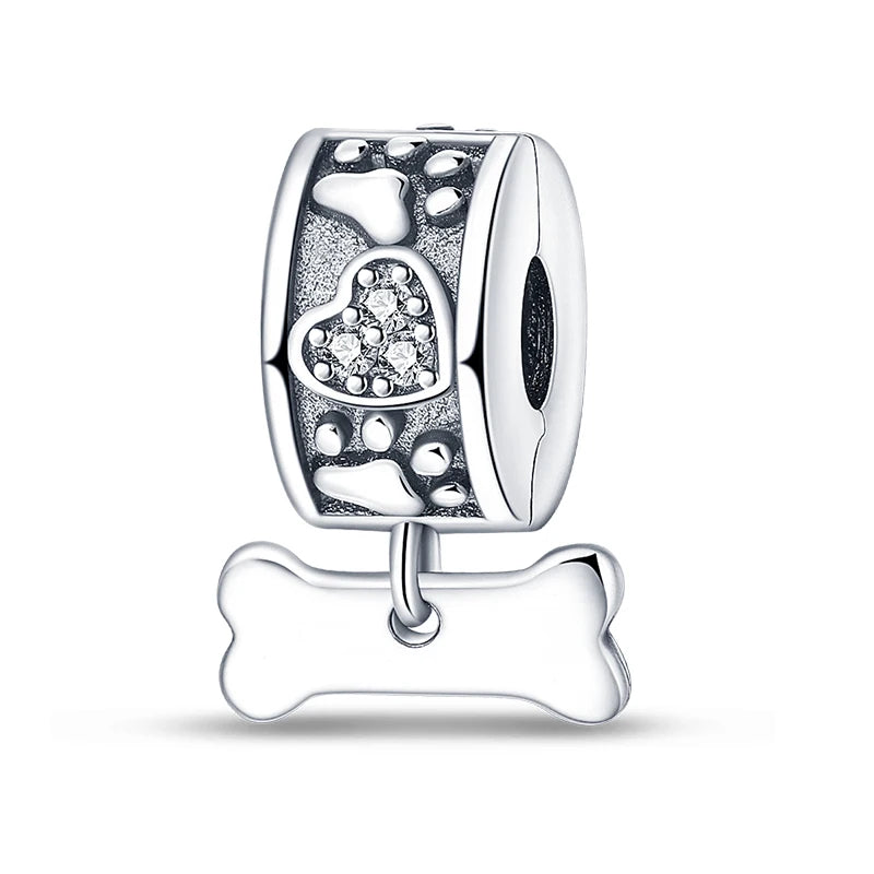 Hot Sale Charms Beads 925 Sterling Silver Color Bow Cross Life Tree Beads Fit DIY Original Bangle Bracelet Charm Pendant Jewelry