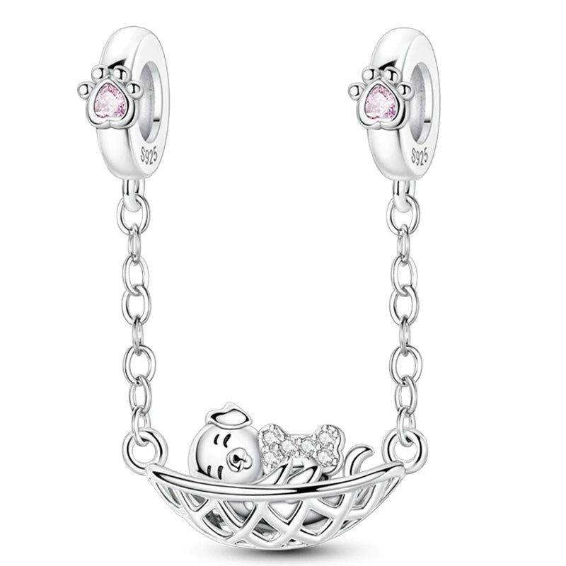 Hot Sale Charms Beads 925 Sterling Silver Color Bow Cross Life Tree Beads Fit DIY Original Bangle Bracelet Charm Pendant Jewelry