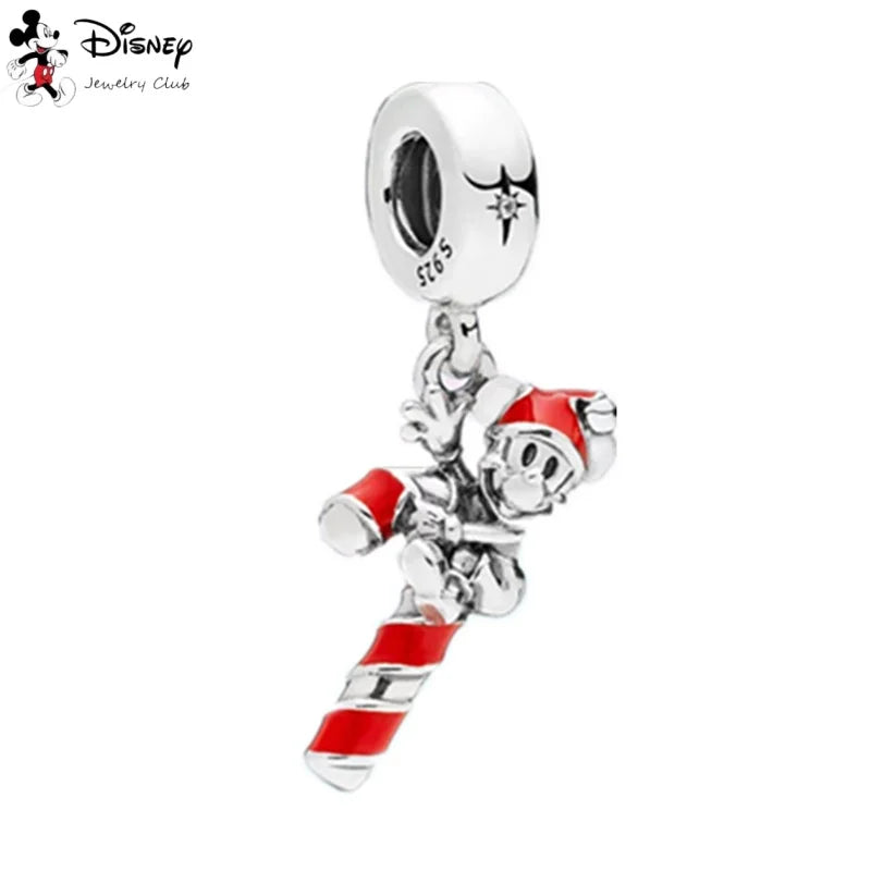 MINISO Hot Sale Disney Mickey Mouse Cupid & Snow White Dopey Charm Security Chain Bead Fit Original Silver Bracelet Jewelry Gift