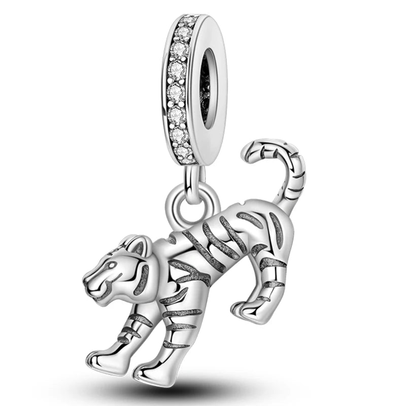 Hot Sale Charms Beads 925 Sterling Silver Color Bow Cross Life Tree Beads Fit DIY Original Bangle Bracelet Charm Pendant Jewelry