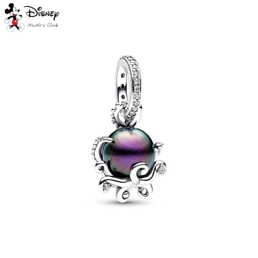 MINISO Hot Sale Disney Mickey Mouse Cupid & Snow White Dopey Charm Security Chain Bead Fit Original Silver Bracelet Jewelry Gift