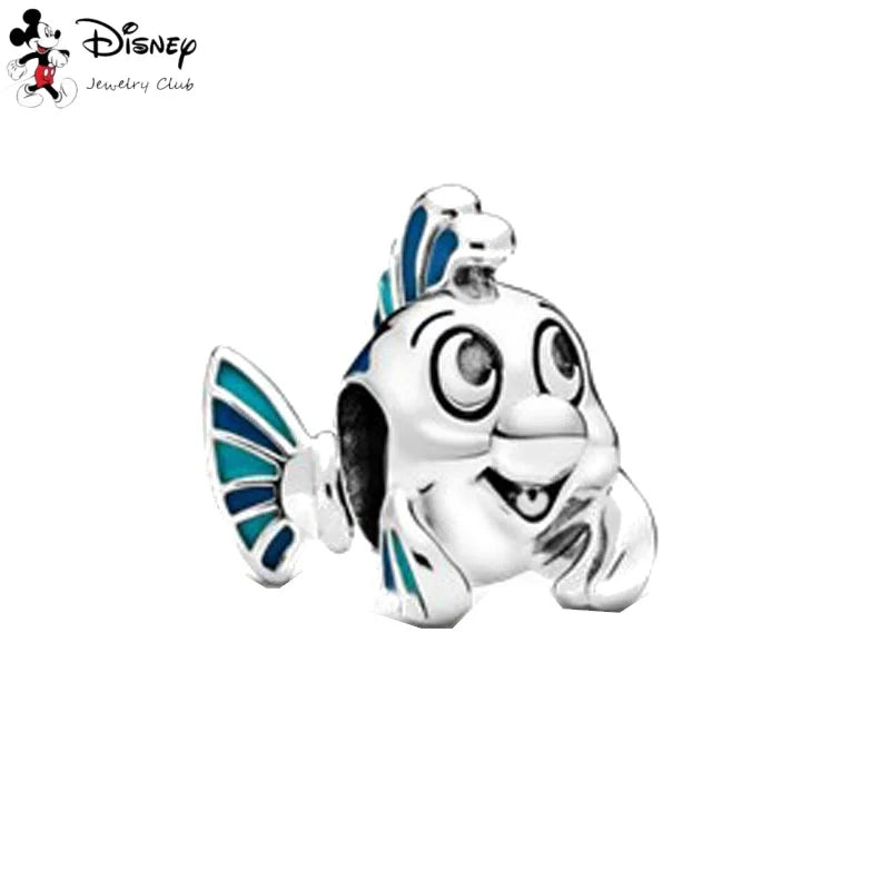 MINISO Hot Sale Disney Mickey Mouse Cupid & Snow White Dopey Charm Security Chain Bead Fit Original Silver Bracelet Jewelry Gift