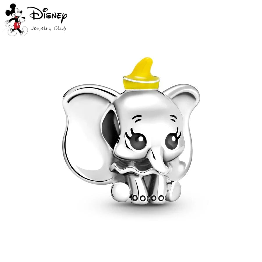 MINISO Hot Sale Disney Mickey Mouse Cupid & Snow White Dopey Charm Security Chain Bead Fit Original Silver Bracelet Jewelry Gift