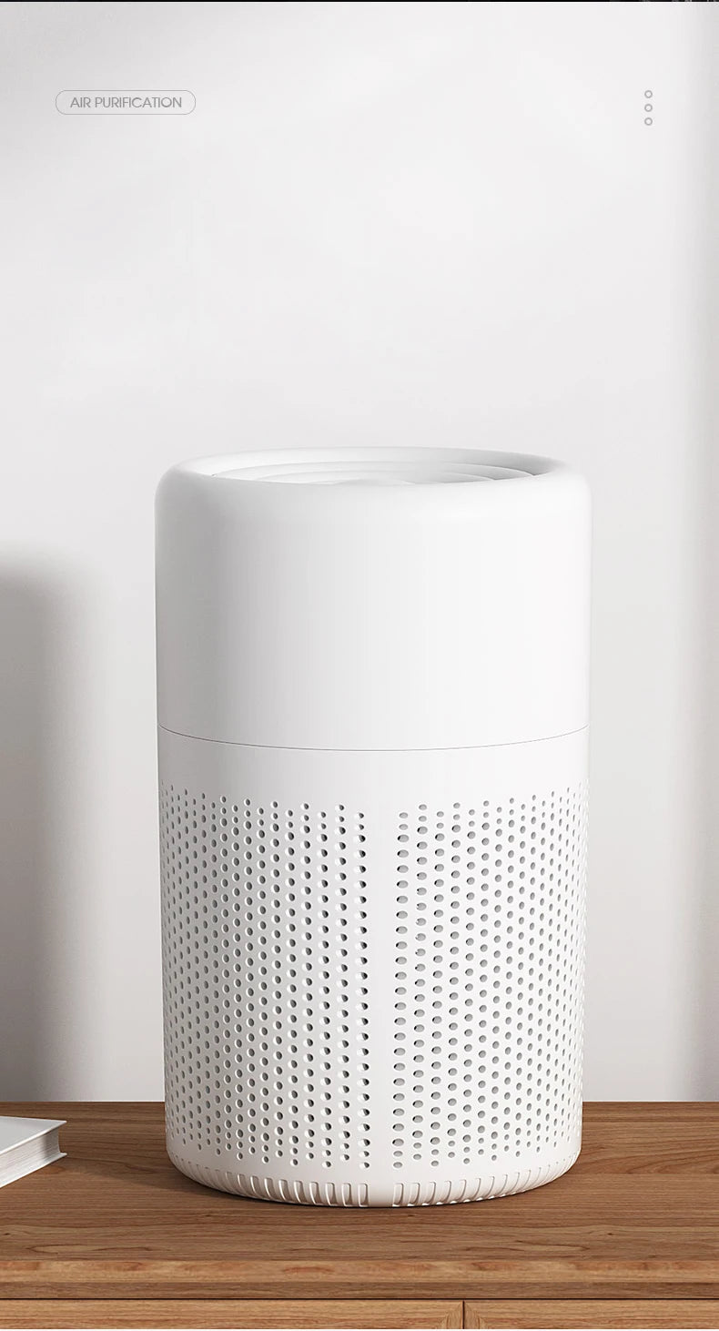 Mini Desktop Air Purifier Portable Air Purifier Household Air Cleaner With HEPA Filter Air Freshener Odor Remover Air Cleaner