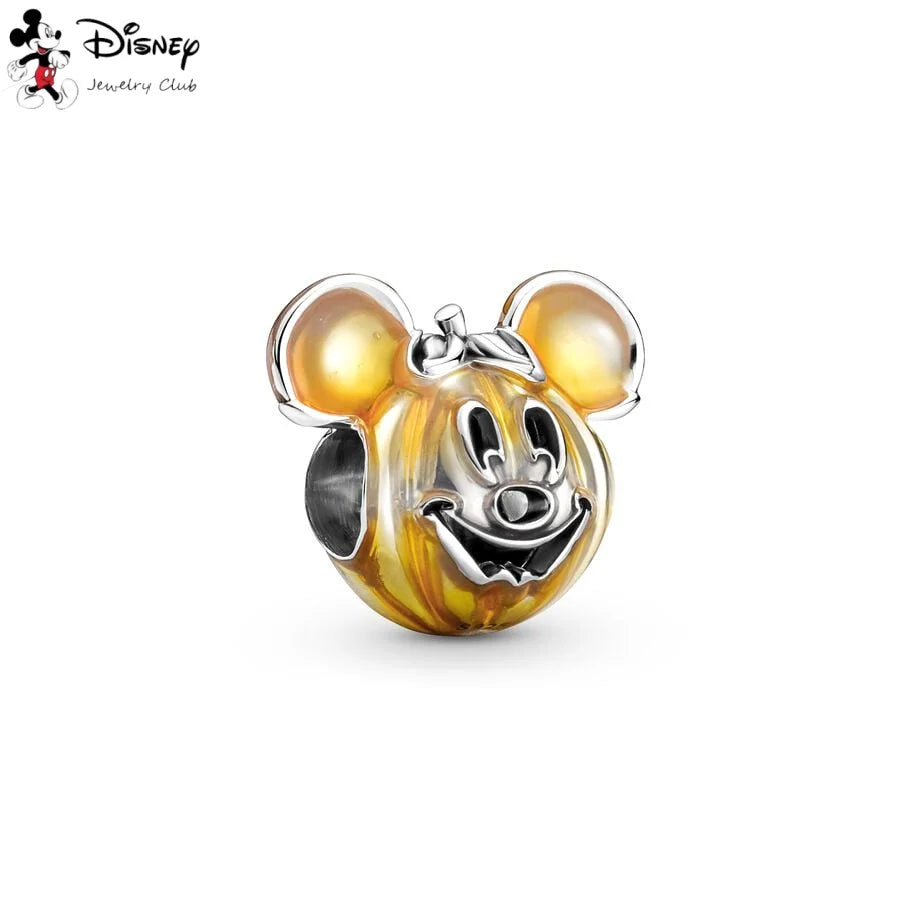 MINISO Hot Sale Disney Mickey Mouse Cupid & Snow White Dopey Charm Security Chain Bead Fit Original Silver Bracelet Jewelry Gift