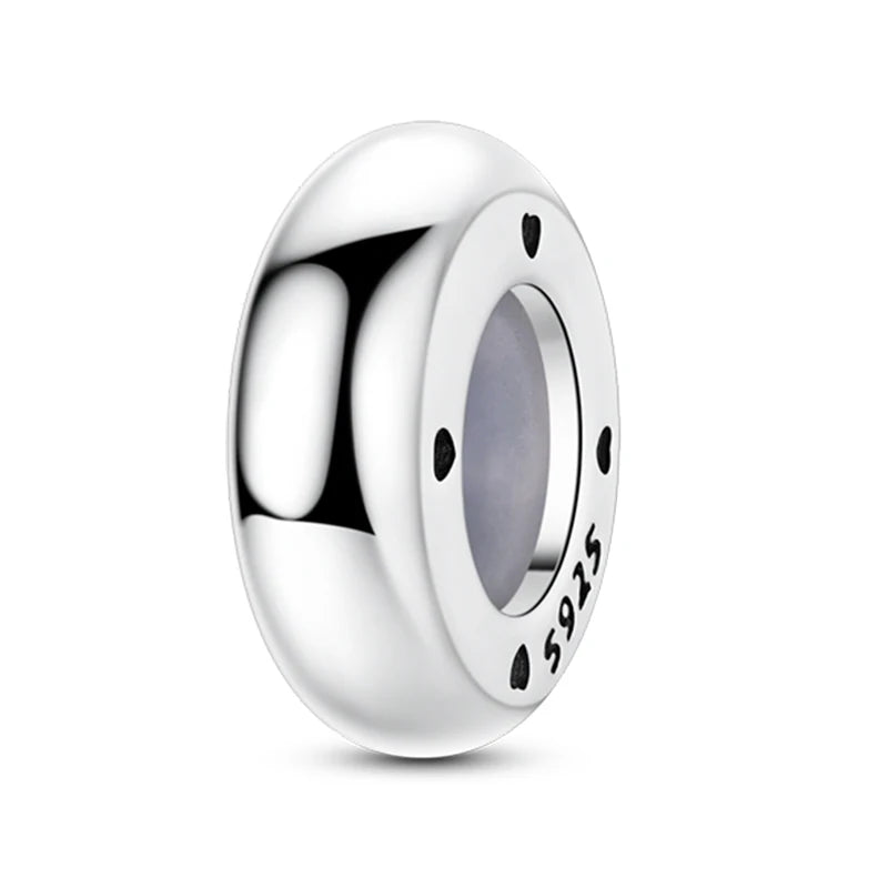 Hot Sale Charms Beads 925 Sterling Silver Color Bow Cross Life Tree Beads Fit DIY Original Bangle Bracelet Charm Pendant Jewelry