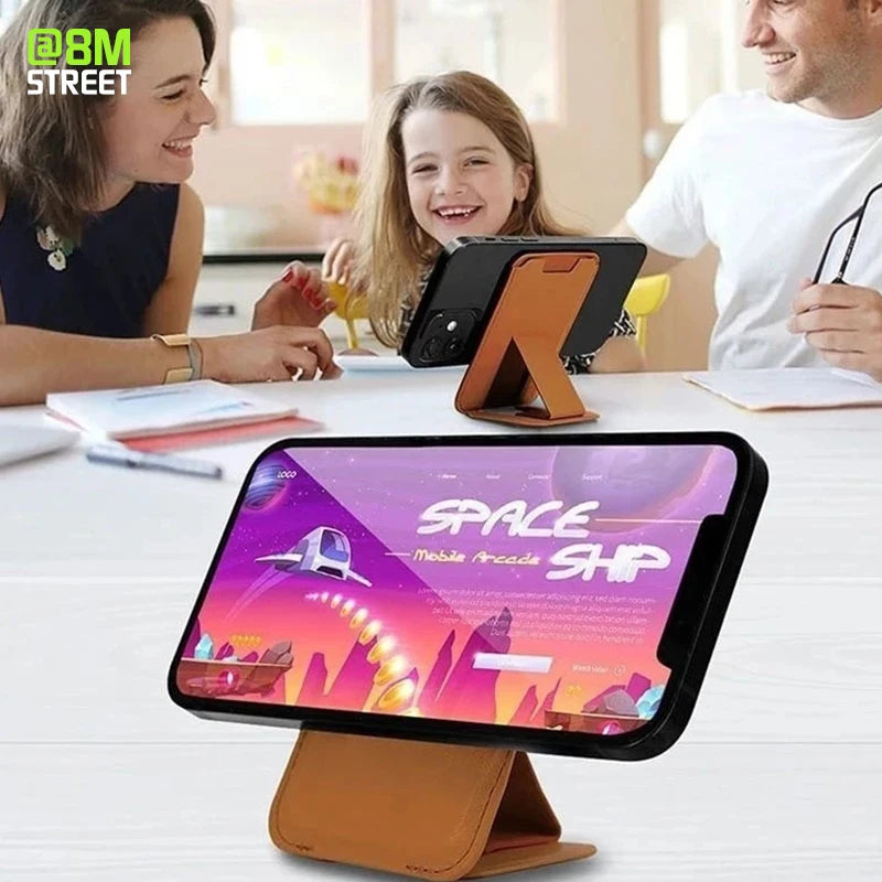 Magnetic Kickstand Wallet with Stand Phone Card Holder Case For iPhone 14 15 16 17 Pro Max Leather Cover For IPHON 16 17 Promax