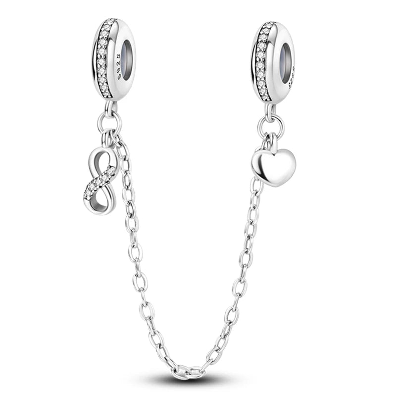 Hot Sale Charms Beads 925 Sterling Silver Color Bow Cross Life Tree Beads Fit DIY Original Bangle Bracelet Charm Pendant Jewelry