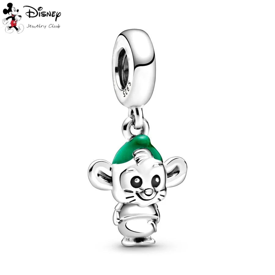 MINISO Hot Sale Disney Mickey Mouse Cupid & Snow White Dopey Charm Security Chain Bead Fit Original Silver Bracelet Jewelry Gift