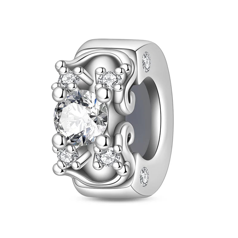 Hot Sale Charms Beads 925 Sterling Silver Color Bow Cross Life Tree Beads Fit DIY Original Bangle Bracelet Charm Pendant Jewelry