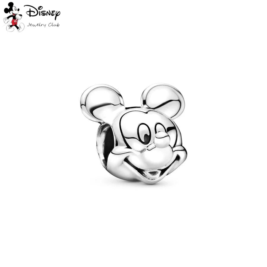 MINISO Hot Sale Disney Mickey Mouse Cupid & Snow White Dopey Charm Security Chain Bead Fit Original Silver Bracelet Jewelry Gift
