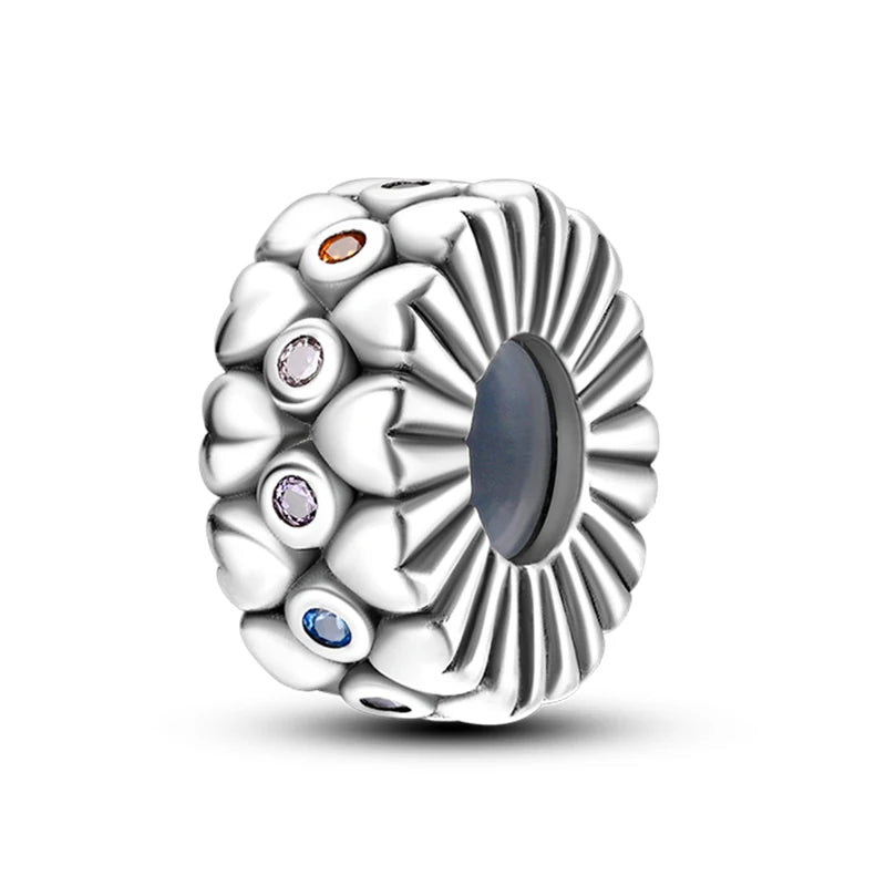 Hot Sale Charms Beads 925 Sterling Silver Color Bow Cross Life Tree Beads Fit DIY Original Bangle Bracelet Charm Pendant Jewelry