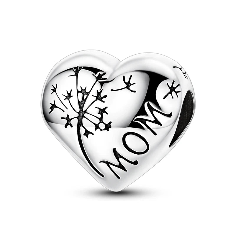 Hot Sale Charms Beads 925 Sterling Silver Color Bow Cross Life Tree Beads Fit DIY Original Bangle Bracelet Charm Pendant Jewelry