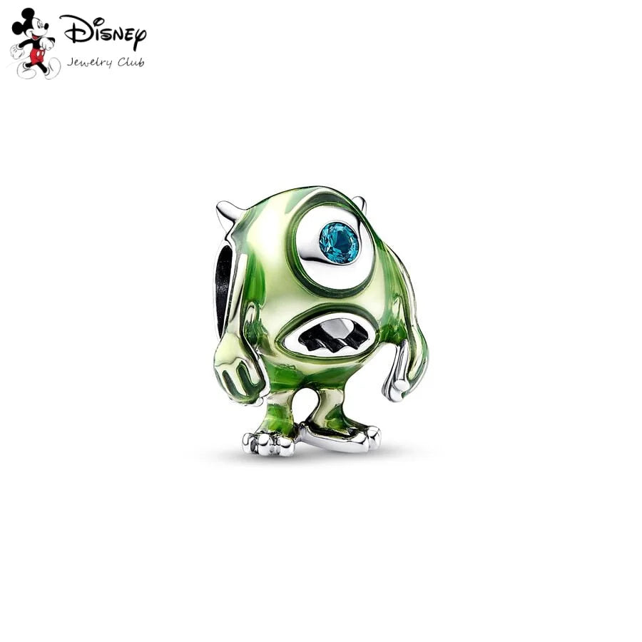 MINISO Hot Sale Disney Mickey Mouse Cupid & Snow White Dopey Charm Security Chain Bead Fit Original Silver Bracelet Jewelry Gift