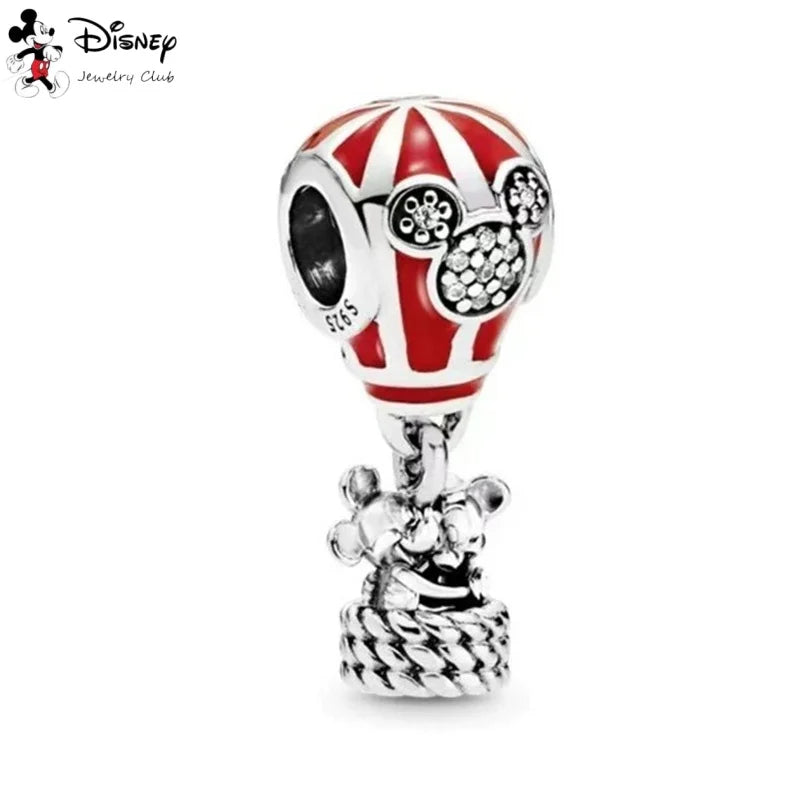 MINISO Hot Sale Disney Mickey Mouse Cupid & Snow White Dopey Charm Security Chain Bead Fit Original Silver Bracelet Jewelry Gift