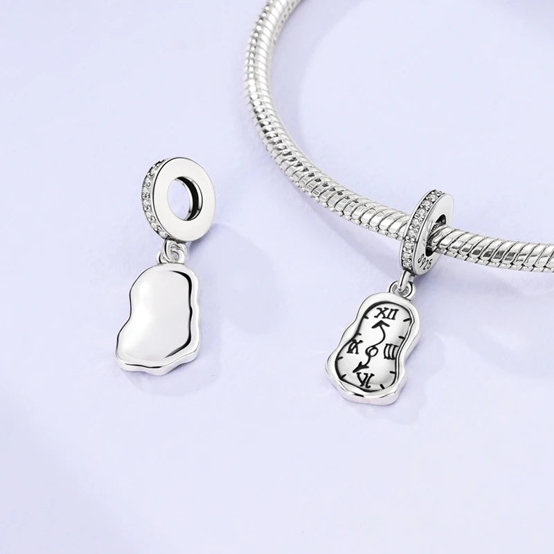 Hot Sale Charms Beads 925 Sterling Silver Color Bow Cross Life Tree Beads Fit DIY Original Bangle Bracelet Charm Pendant Jewelry