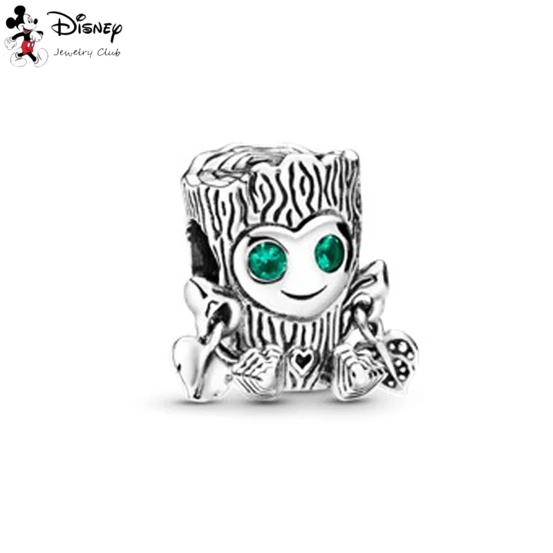 MINISO Hot Sale Disney Mickey Mouse Cupid & Snow White Dopey Charm Security Chain Bead Fit Original Silver Bracelet Jewelry Gift