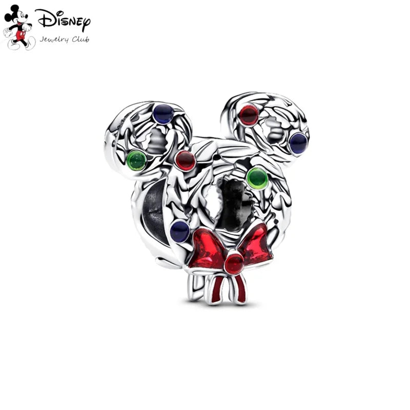 MINISO Hot Sale Disney Mickey Mouse Cupid & Snow White Dopey Charm Security Chain Bead Fit Original Silver Bracelet Jewelry Gift
