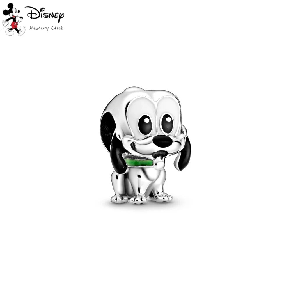 MINISO Hot Sale Disney Mickey Mouse Cupid & Snow White Dopey Charm Security Chain Bead Fit Original Silver Bracelet Jewelry Gift