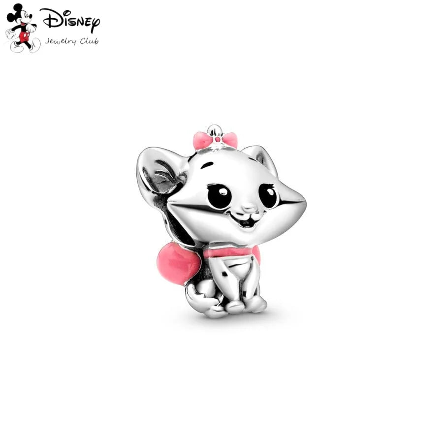MINISO Hot Sale Disney Mickey Mouse Cupid & Snow White Dopey Charm Security Chain Bead Fit Original Silver Bracelet Jewelry Gift